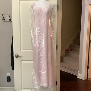 Formal pale pink Worn once at a wedding. AZAZIE size 0 added length for 5’10